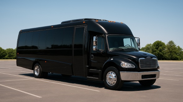 Exterior of South Jordan Party Bus Company's 28 Passenger Party Bus in South Jordan
