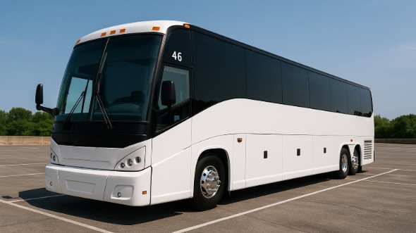Exterior of Spanish Fork Party Bus Company's 50 Passenger Party Bus in Spanish Fork
