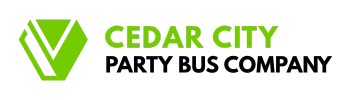 cedar city party bus company logo