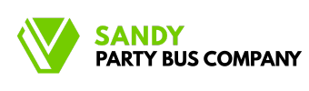 sandy party bus company logo