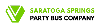 saratoga springs party bus company logo